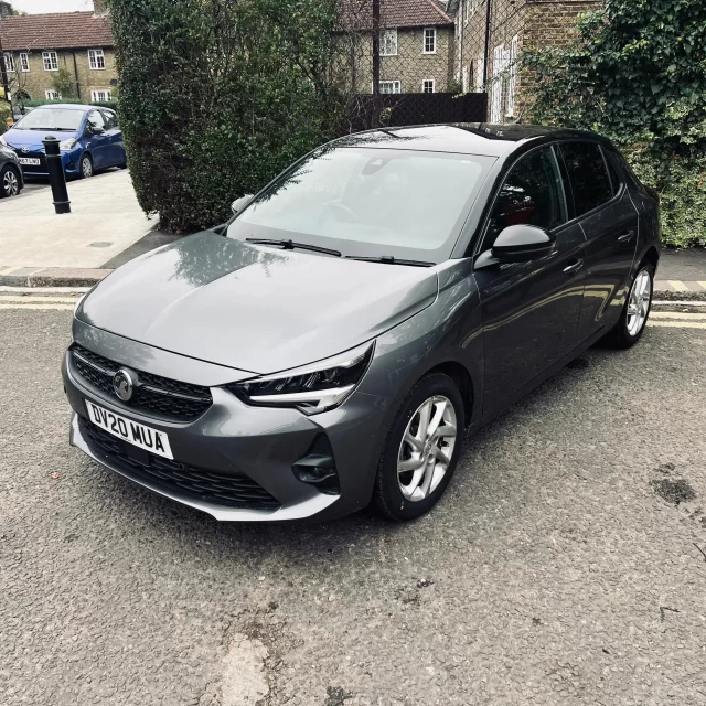 2020 Vauxhall Corsa In Grey Colour Standing On The Ground