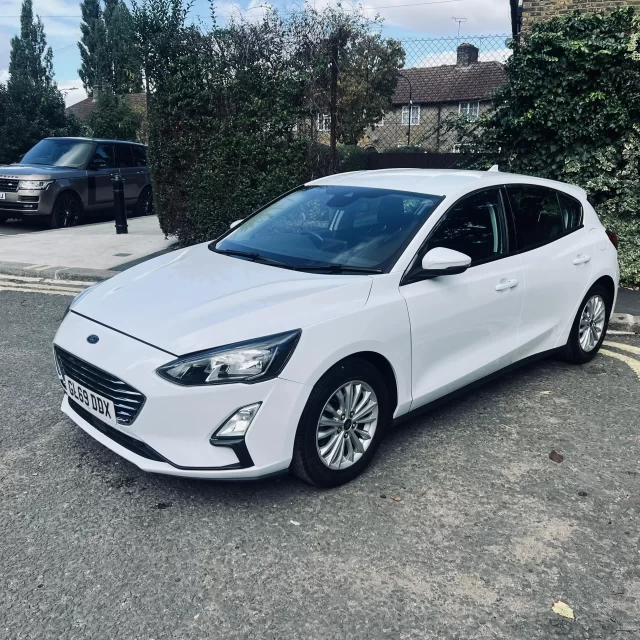 Ford Fiesta ST Line 2019 in white colour standing on the ground