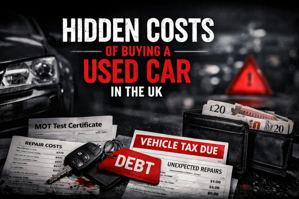 Hidden costs of buying a used car in Uk