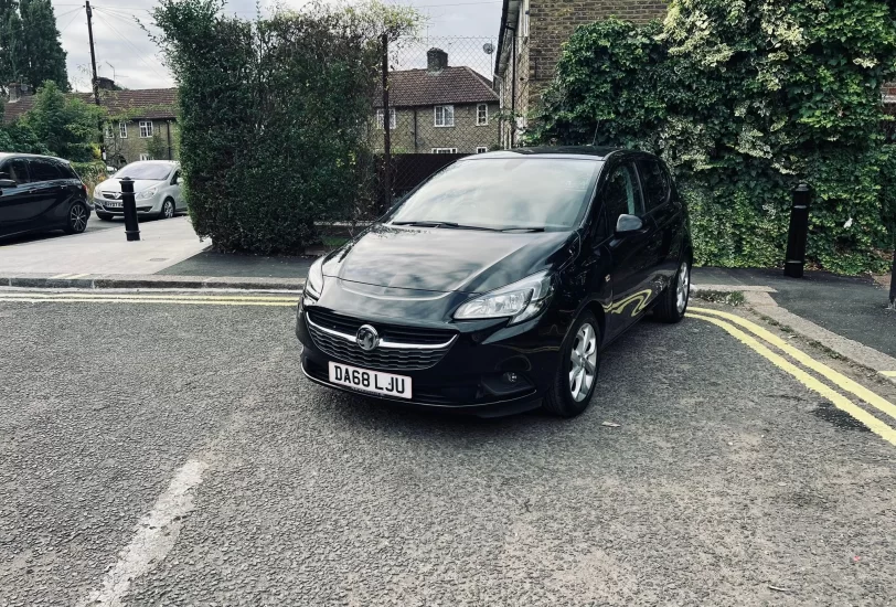 Vauxhall Corsa Energy in Black Colour standing on the ground